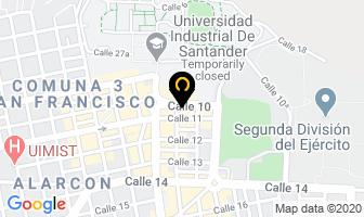 Mapa de Papeleria Student en Bucaramanga