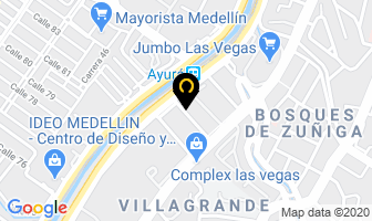 Mapa de Papelería Y Servicios Ltda en Envigado