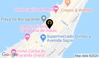 Mapa de Paper Moon en Cartagena