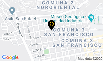 Mapa de Paplasher en Bucaramanga