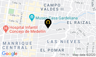 Mapa de Para Su Casa en Medellín