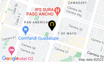 Mapa de Parabrisas.com en Cali