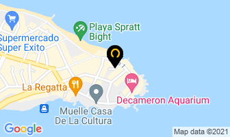 Mapa de Paradise Dive Shop en San Andrés