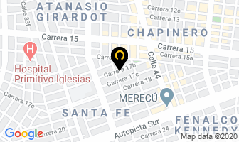 Mapa de Parasoles De Colombia en Cali