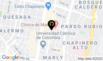 Mapa de Pardo Turriago Rodrigo en Bogotá D.C