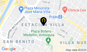 Mapa de Pare Impresores en Medellín