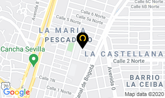 Mapa de Paredes Milena en Cúcuta