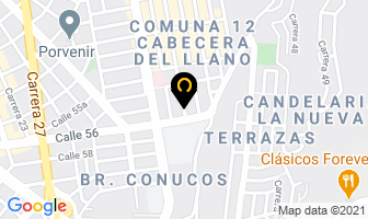 Mapa de Paris Model Spa en Bucaramanga