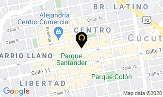Mapa de Parqueadero 4-60 en Cúcuta