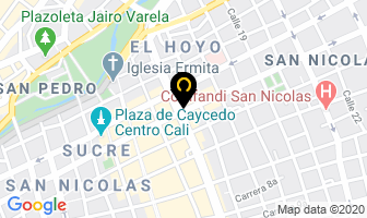 Mapa de Parqueadero Bazar Internacional en Cali
