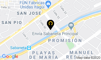 Mapa de Parqueadero Bodegas Del Río en Itaguí