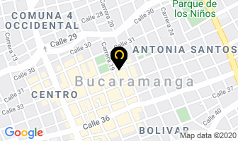 Mapa de Parqueadero Centenario en Bucaramanga