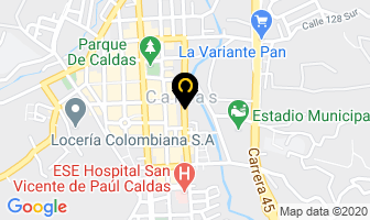 Mapa de Parqueadero Central en Caldas