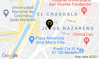 Mapa de Parqueadero El Refugio en Medellín