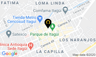 Mapa de Parqueadero Horizontes en Itaguí