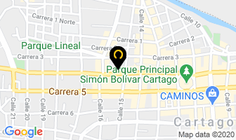 Mapa de Parqueadero La 5 en Cartago