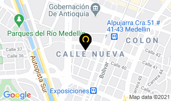 Mapa de Parqueadero La Plata en Medellín