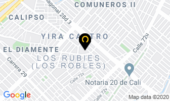 Mapa de Parqueadero Los Robles en Cali