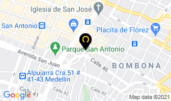 Mapa de Parqueadero Samaritana en Medellín