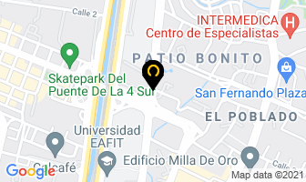 Mapa de Parqueadero Semana en Medellín