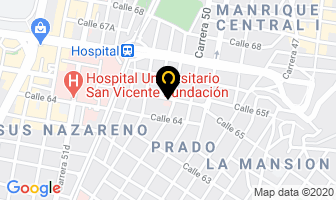 Mapa de Parqueaderos Corpaúl en Medellín