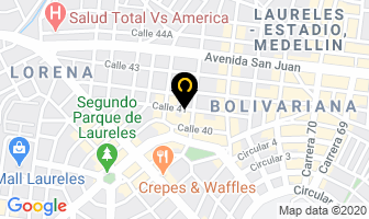 Mapa de Parquès Magnético D'kch en Medellín