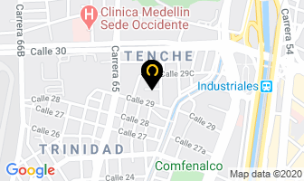 Mapa de Parra Gonzalez Ltda. en Medellín