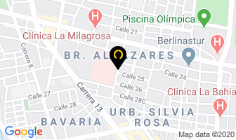 Mapa de Parra Jiménez Jorge Isaac en Santa Marta