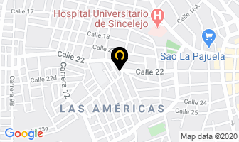 Mapa de Parroquia Cristo Rey en Sincelejo