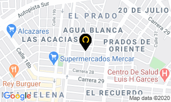 Mapa de Parroquia El Espiritu Santo en Cali