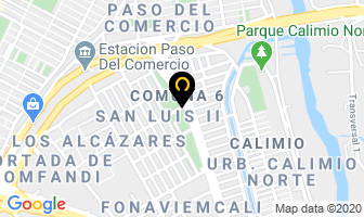 Mapa de Parroquia Jesús De Nazareth en Cali