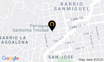 Mapa de Parroquia Santisíma Trinidad en Cúcuta