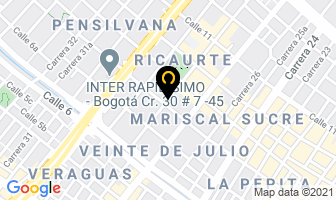 Mapa de Partes Y Equipos Ltda en Bogotá D.C