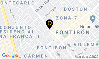 Mapa de Partes Y Rodamientos Ltda. en Bogotá D.C