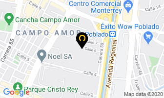 Mapa de Party Depot S.a. en Medellín