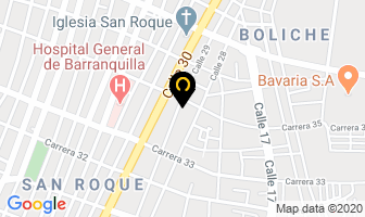 Mapa de Pasabocas Rosquipan en Barranquilla