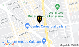 Mapa de Pasacintas La Isla en Bucaramanga