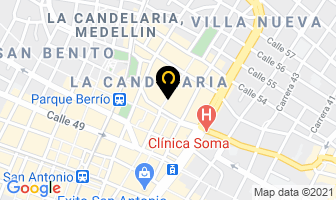 Mapa de Pasaje Comercial Boulevard De Junín en Medellín