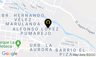 Mapa de Pasaje Comercial Zona Franca en Pereira