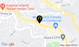 Mapa de Pasarela Peluqueros en Manizales