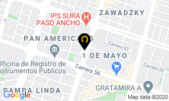 Mapa de Pastas Al Ole en Cali