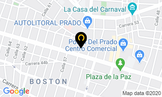 Mapa de Pastel De Oro en Barranquilla