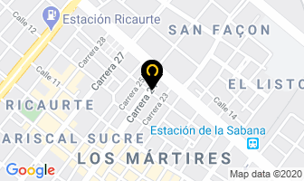Mapa de Pastelera Pastry en Bogotá D.C