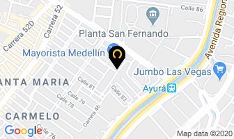 Mapa de Pastelería Bartolillo en Itaguí