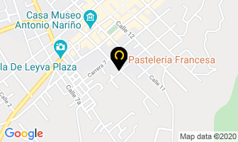 Mapa de Pasteleria Francesa en Villa de Leyva
