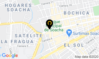 Mapa de Pastelería Vasca en Soacha