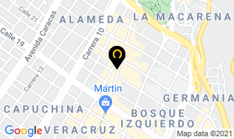 Mapa de Pasteleros en Bogotá D.C
