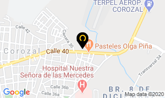 Mapa de Pasteles Juana Luna en Corozal