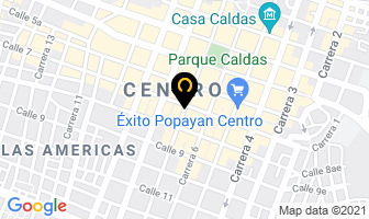 Mapa de Pasti Pan en Popayán