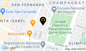 Mapa de Pastrana Monard Piedad en Cali